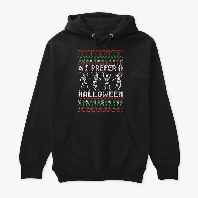 Halloween Over Christmas Sweatshirt