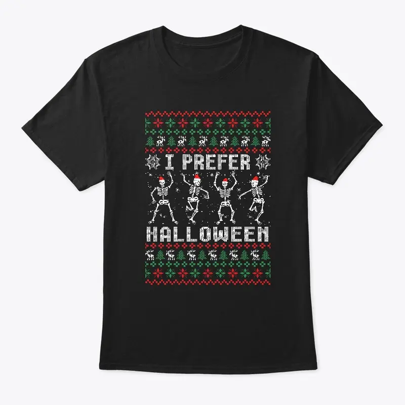 Halloween Over Christmas Sweatshirt